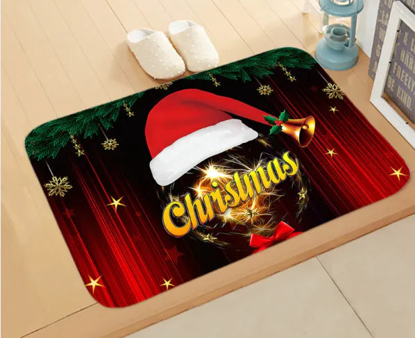 Holiday Scene Absorbent Mat