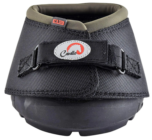 Cavallo Horse & Rider DELBR-4 ELB Regular Sole Hoof Boot Size 4 Black