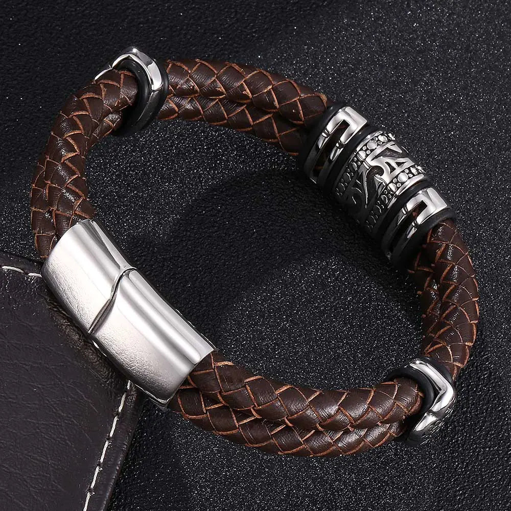 2019 Handcrafted Unisex Leather Bracelet