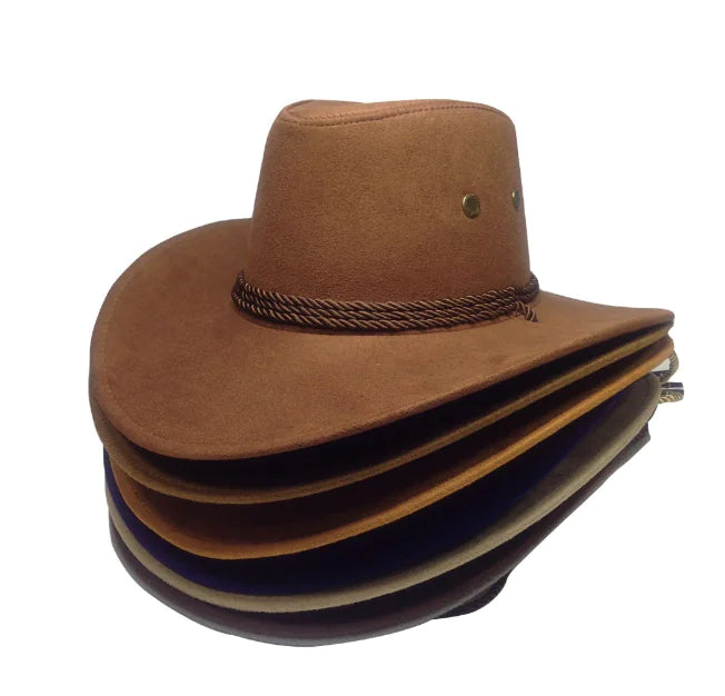 Denim Suede Sun Shield Cap