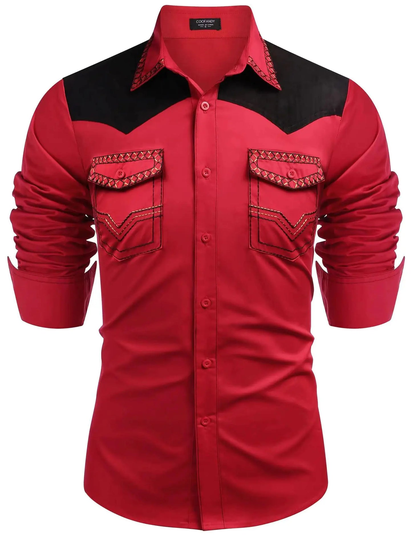 Modern Western Men's Denim Shirt
