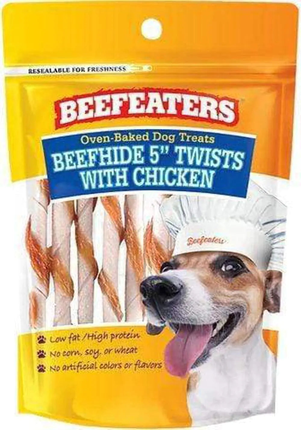 Beefeaters Chewy Beef & Chicken Twists Treats 1.41 oz
