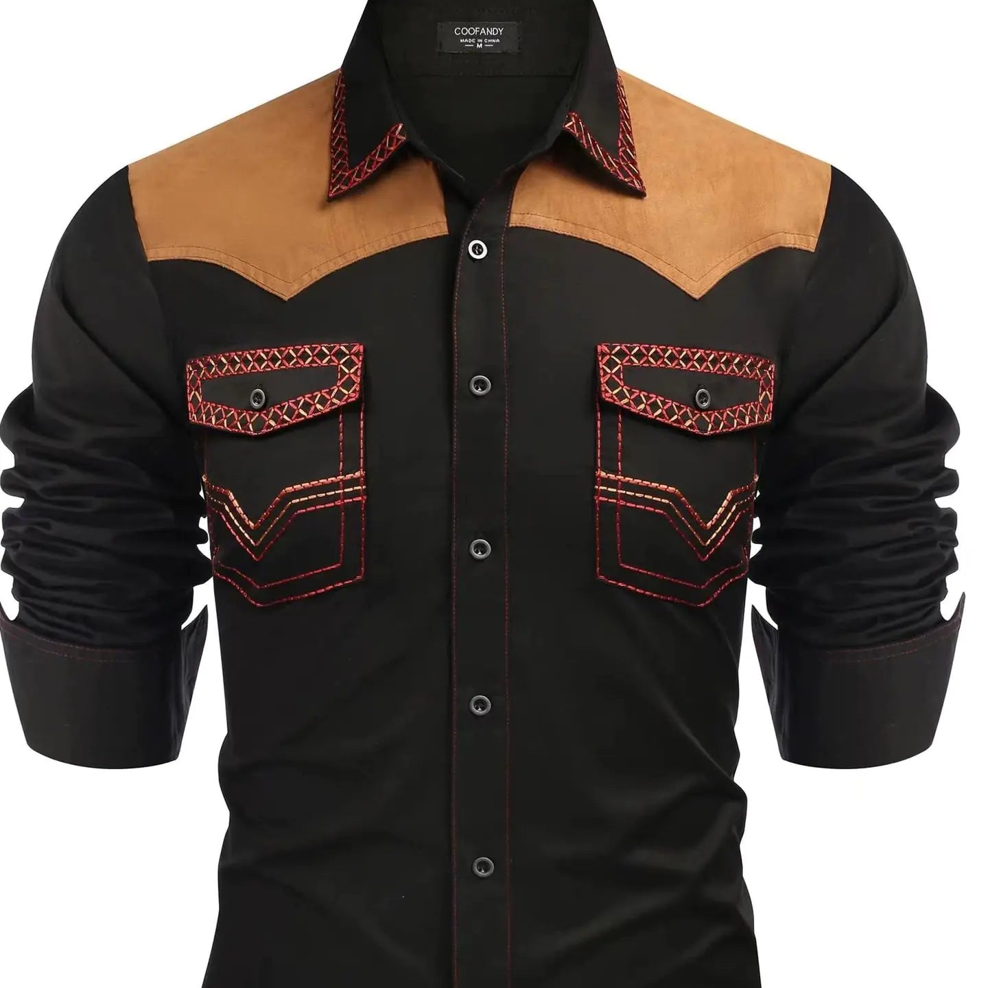 Modern Western Men's Denim Shirt