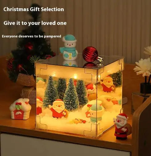 DIY Christmas Desk Light