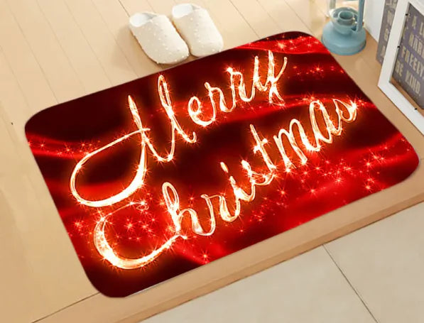 Holiday Scene Absorbent Mat