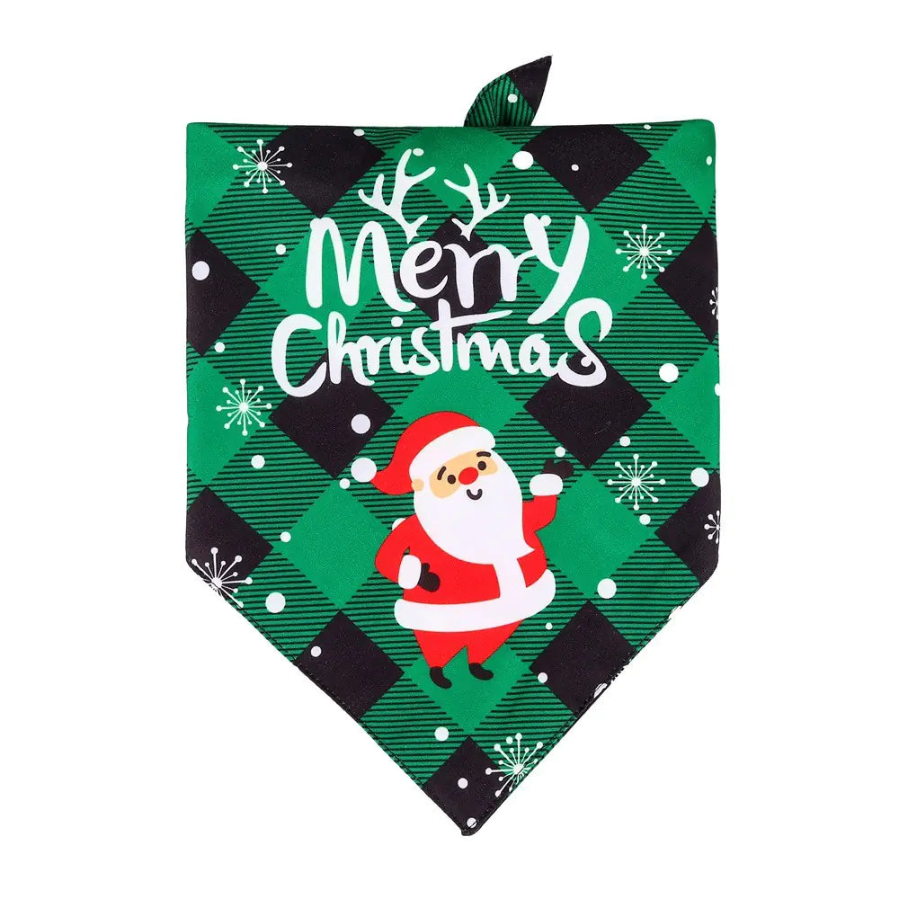 Festive Pet Holiday Bib Scarf