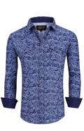 Men's Paisley Western Rodeo Snap Shirt