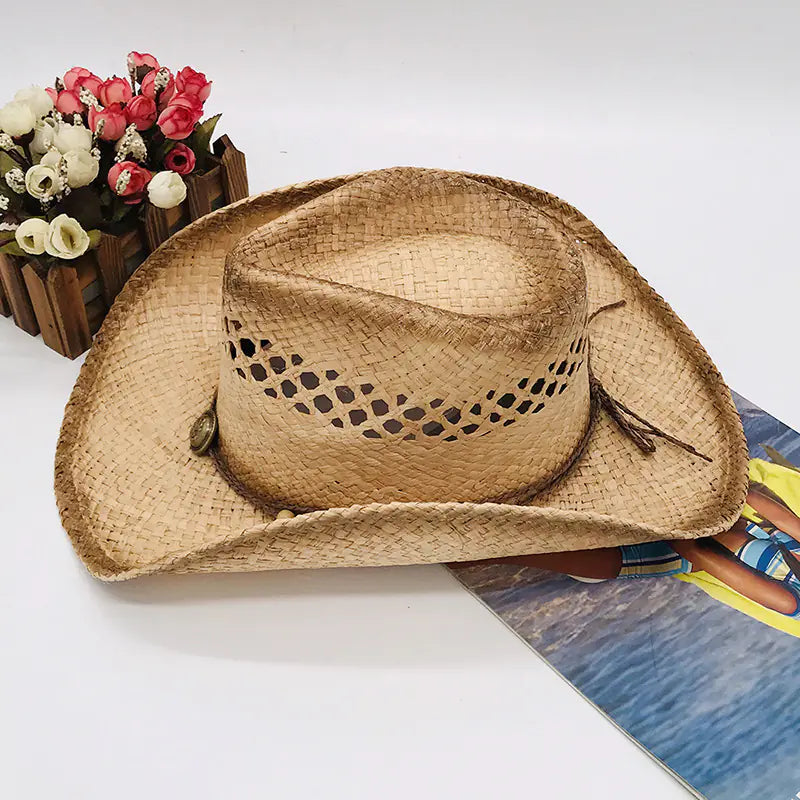 Beachside Western Straw Hat
