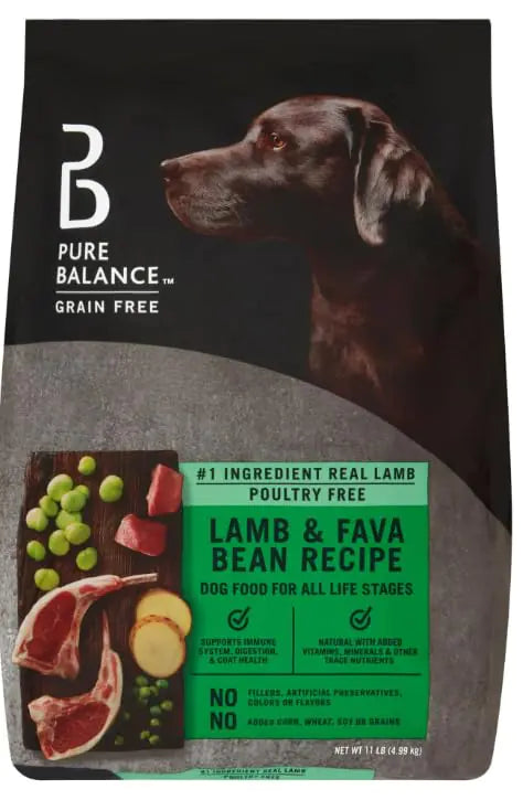 Pure Harmony Lamb & Fava Bean Grain-Free Dog Food 11 lbs