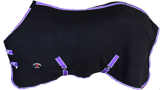 CHALLENGER 72" Horse Soft Fleece Cooler Exercise Blanket Show Sheet Wicks Moisture 4391