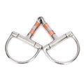Stainless Steel Horse Snaffle with Copper Rollers