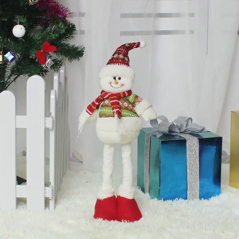 Festive Flex Santa Figurine - Holiday Cheer Decor