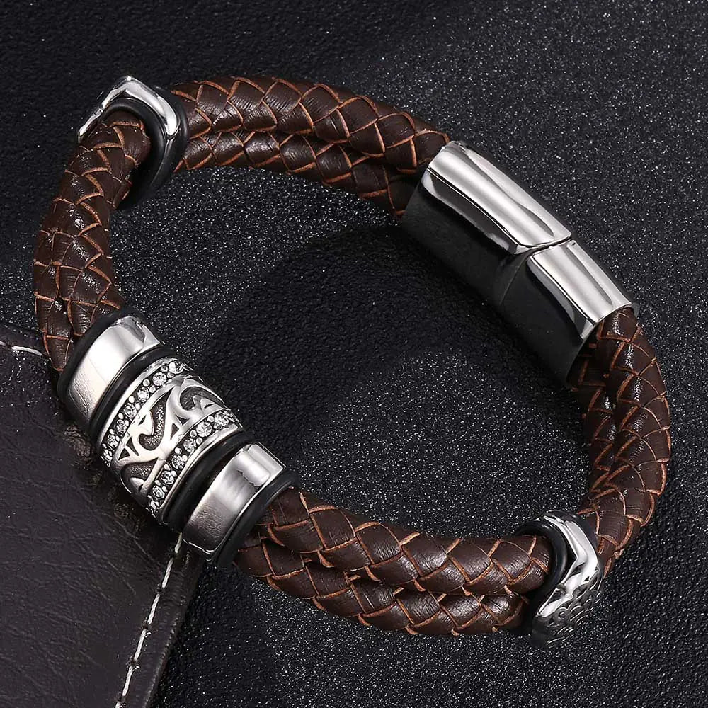 2019 Handcrafted Unisex Leather Bracelet