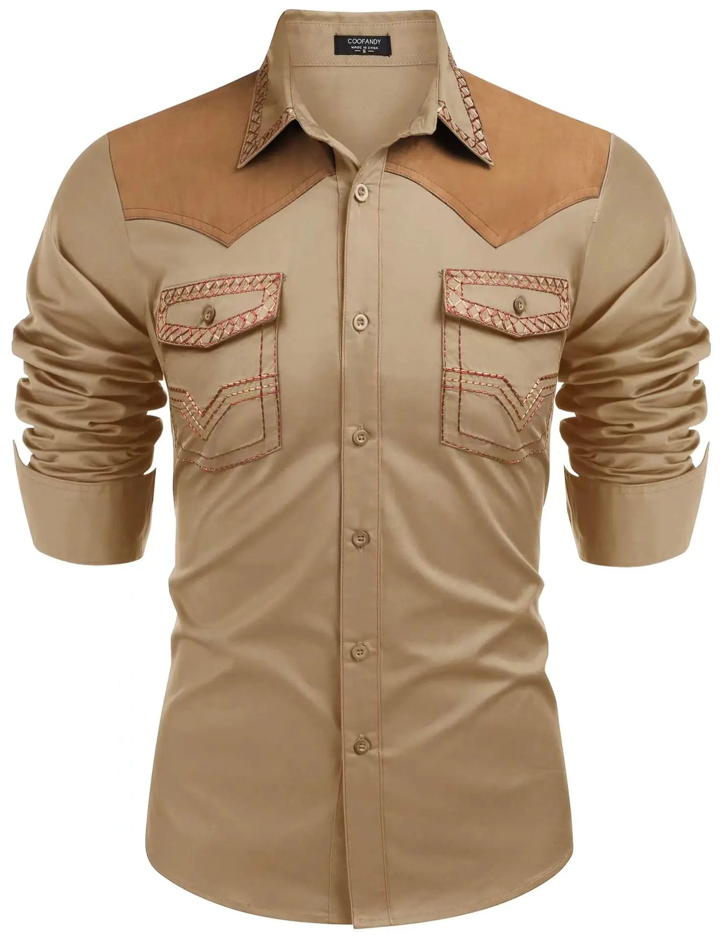 Modern Western Men's Denim Shirt