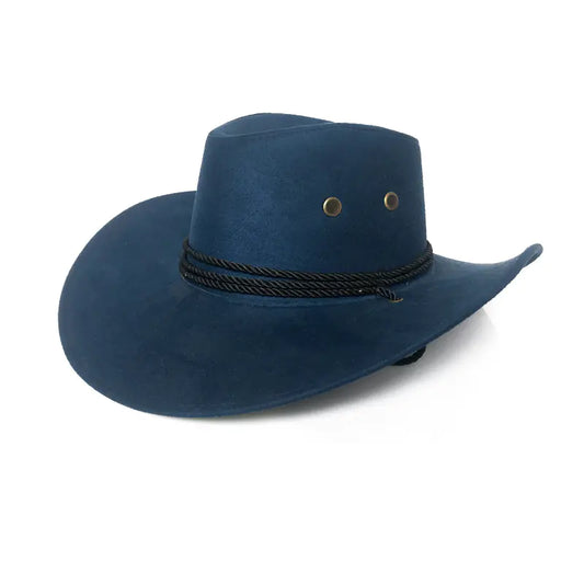 Denim Suede Sun Shield Cap