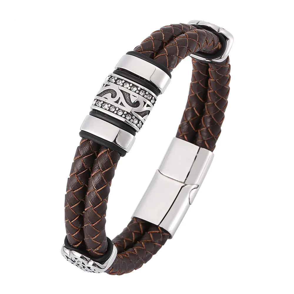 2019 Handcrafted Unisex Leather Bracelet