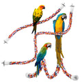 Jusney 33-inch Cotton Rope Parrot Perch