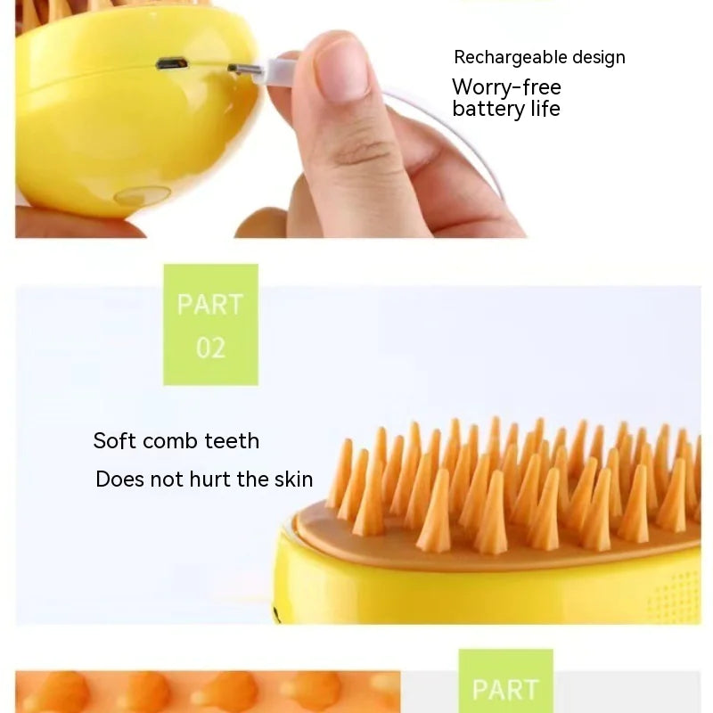 Pet Grooming Massage Brush