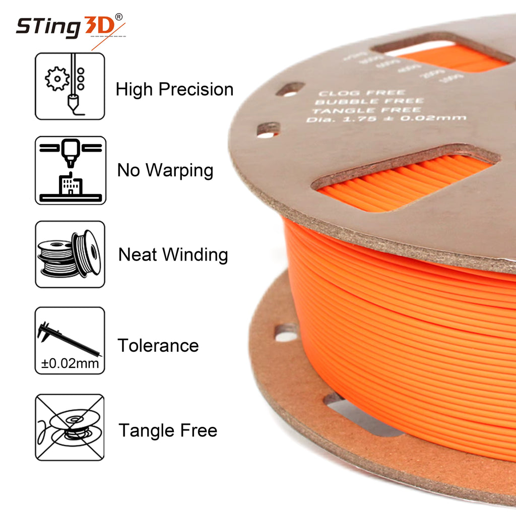 Sting3d 1.75mm PLA+ Filament