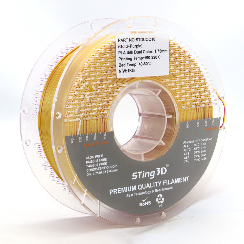 Sting3d PLA Silk Filament 1.75mm 1 kg