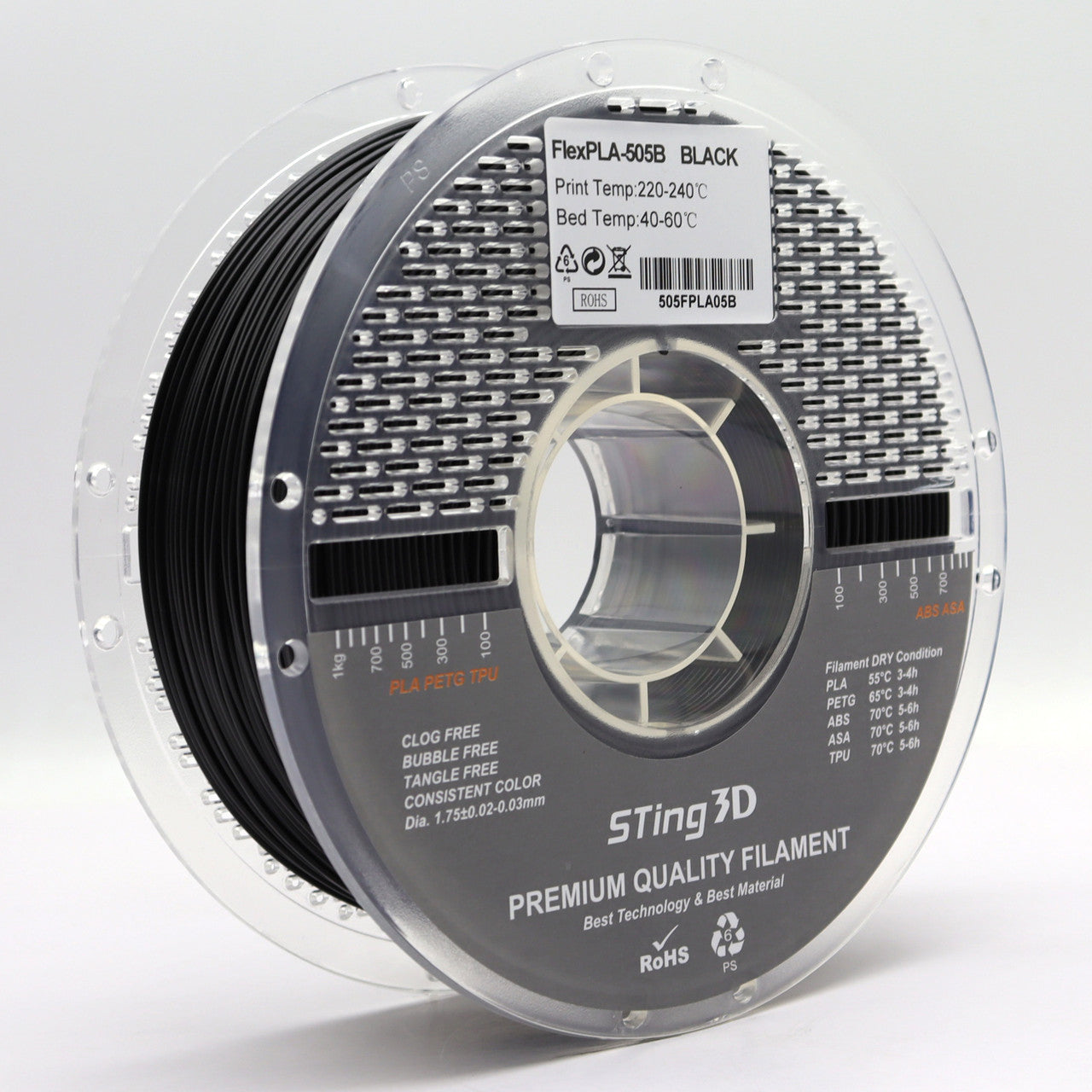 Sting3D PLA Flexible 1.75mm 1kg