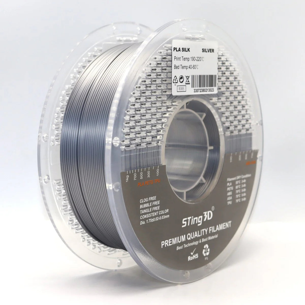 Sting3d PLA Silk Filament 1.75mm 1 kg