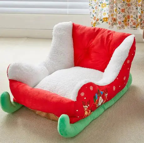 Holiday Sleigh Snuggle Bed