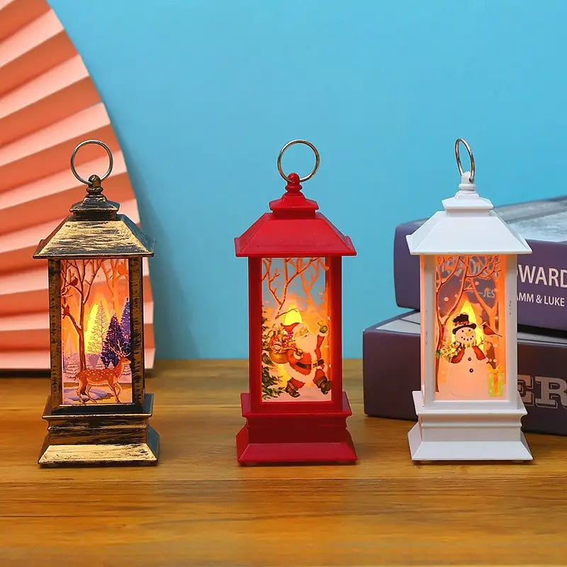 Classic Holiday Electric Candle Lantern