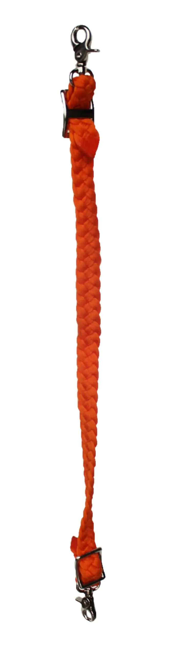 CHALLENGER Horse Western Nylon Braided Wither Breast Collar Strap Orange 105J07OR