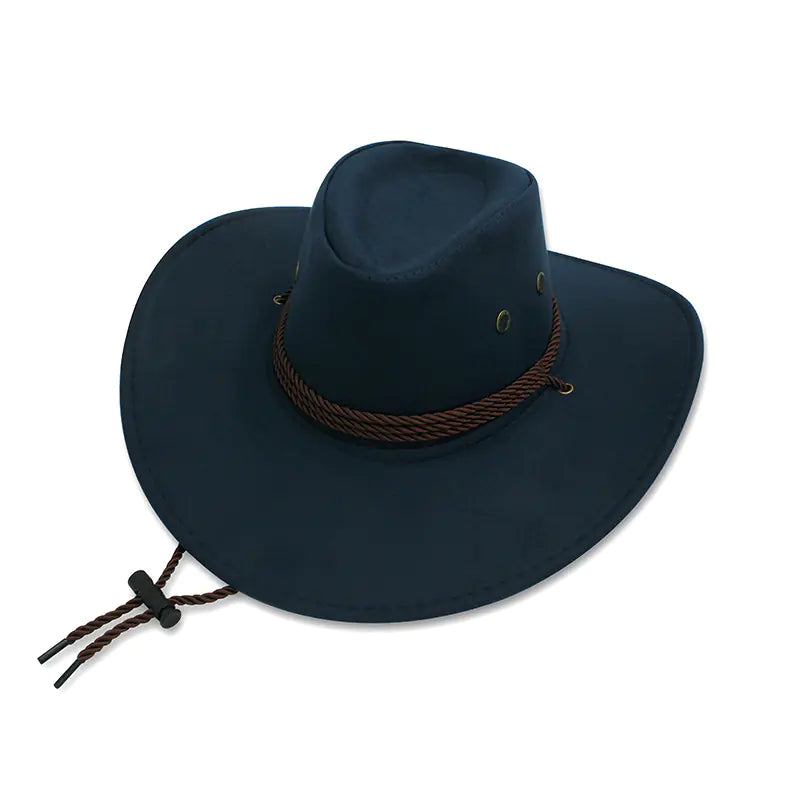 Rustic Faux Felt Cowboy Hat
