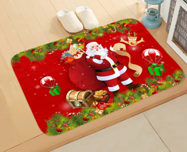 Holiday Scene Absorbent Mat