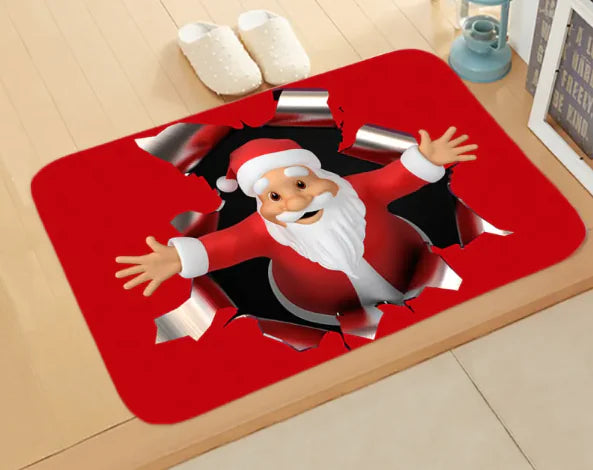 Holiday Scene Absorbent Mat