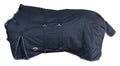 CHALLENGER 78" 1200D Turnout Waterproof Horse Heavy Winter Blanket w/Bellyband Black 551B