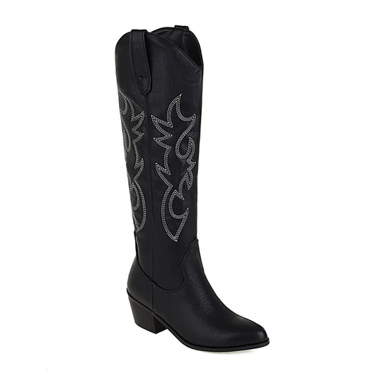 Chic Western High Heel Boots