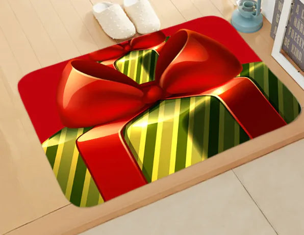 Holiday Scene Absorbent Mat