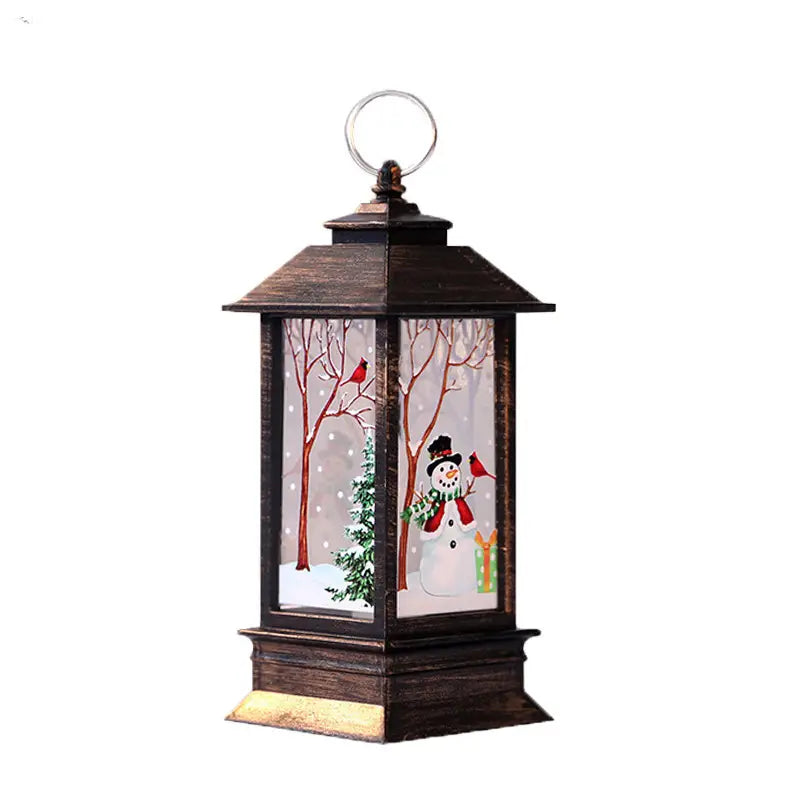 Classic Holiday Electric Candle Lantern
