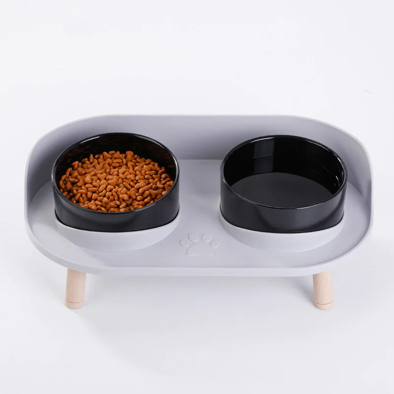 Anti-Tip Elevated Cat Food Bowl