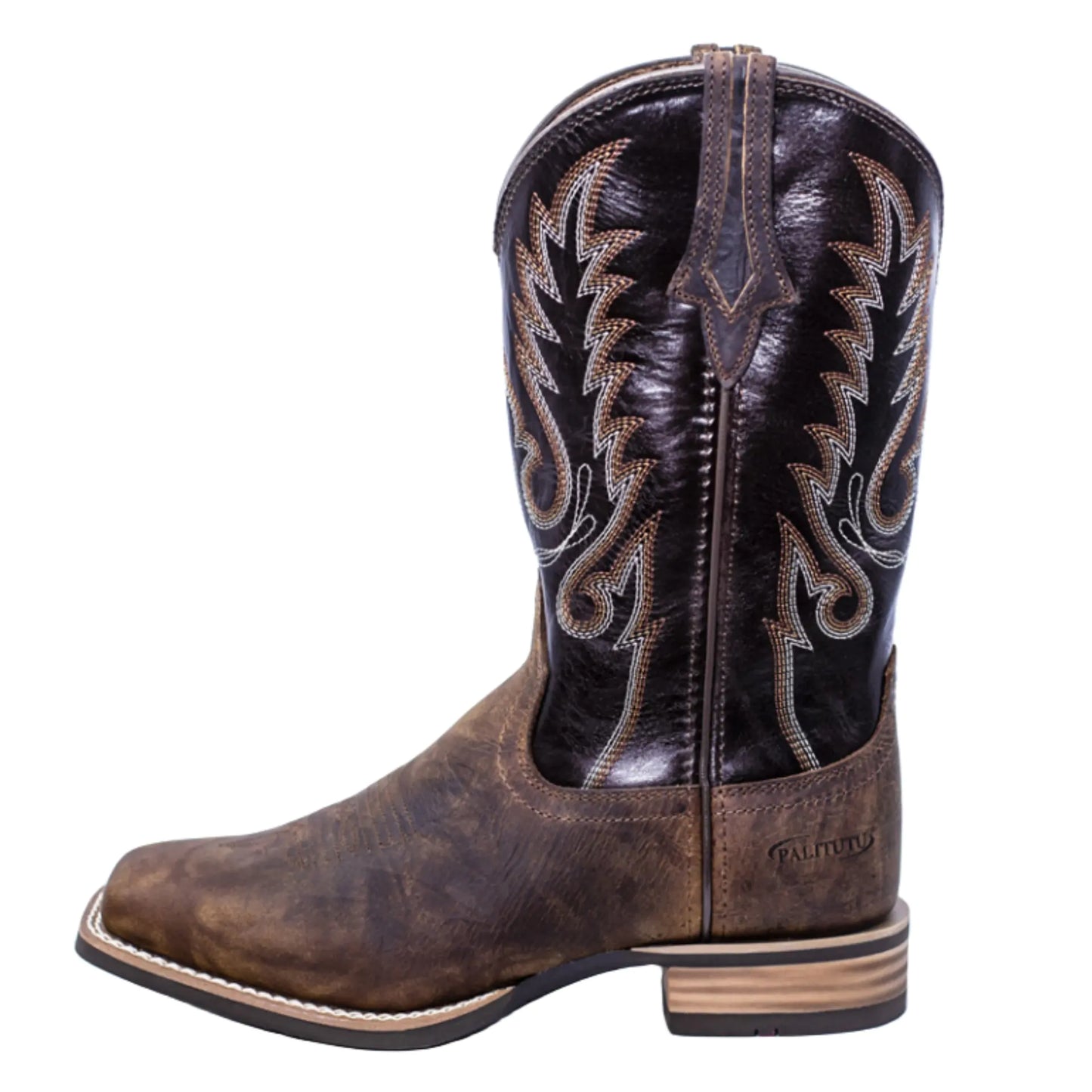 Ladies' Embroidered Western V-Cut Boots