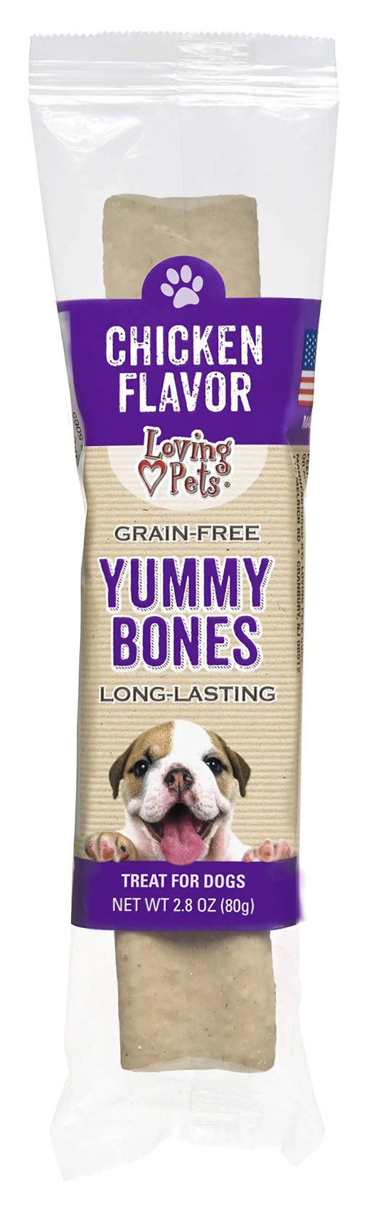 Loving Pets Dual-Flavor Chicken Filled Dog Treats, 15 Pack