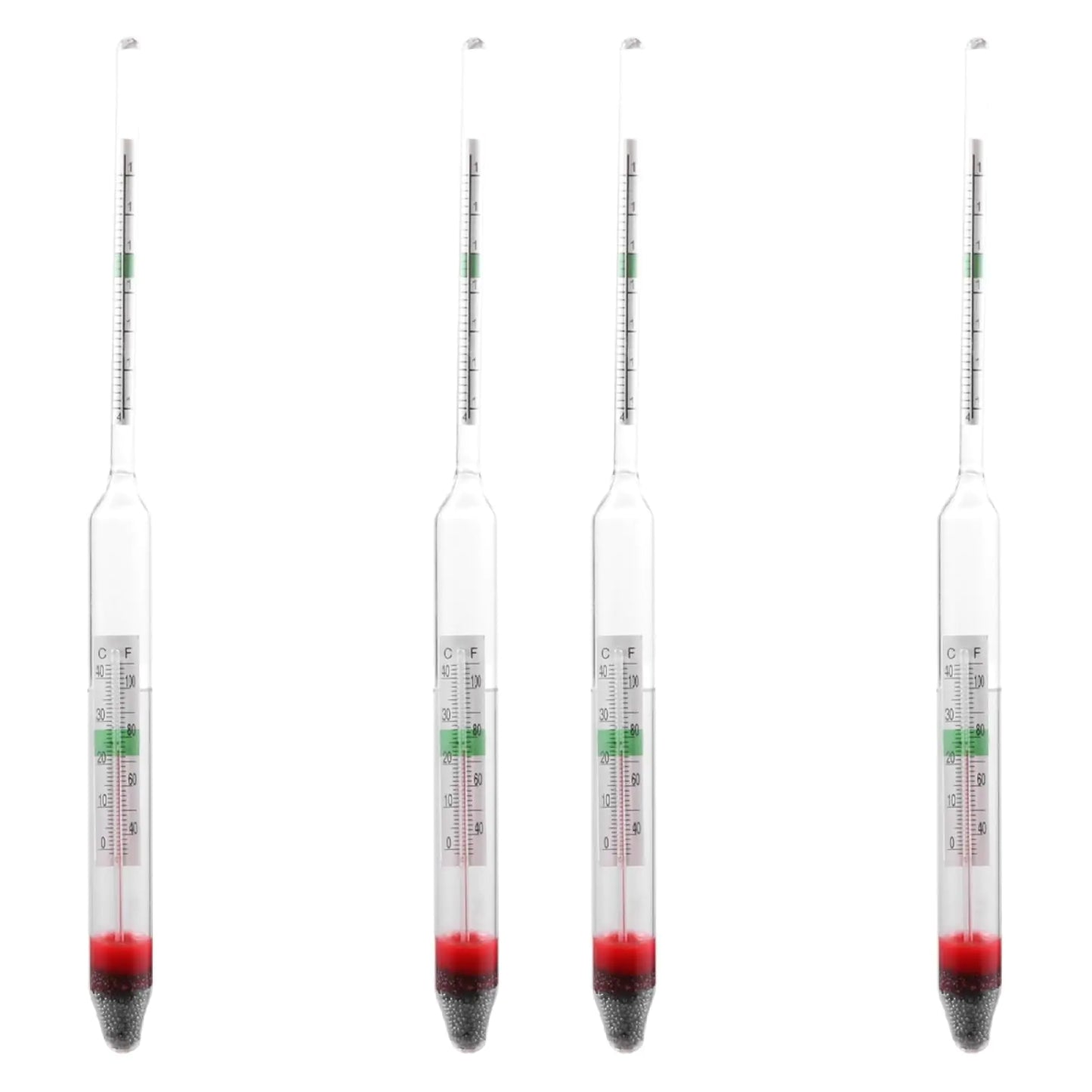 Balacoo Aquatic Hydrometer & Thermometer - 4 Pack