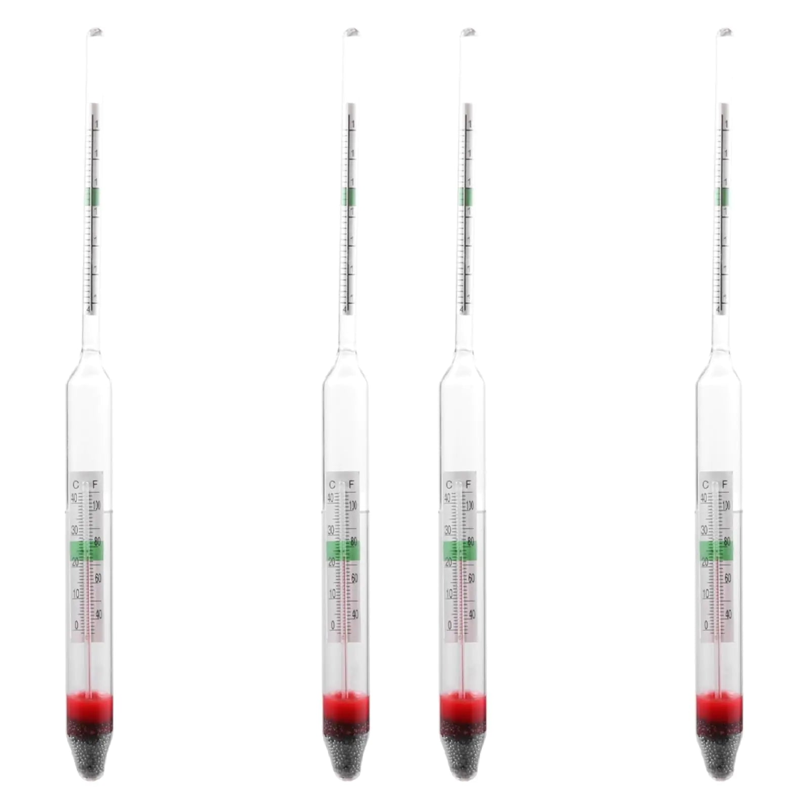 Balacoo Aquatic Hydrometer & Thermometer - 4 Pack