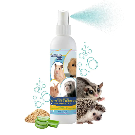 EcoPure Critter Dry Shampoo 8oz - Fragrance-Free & Cruelty-Free