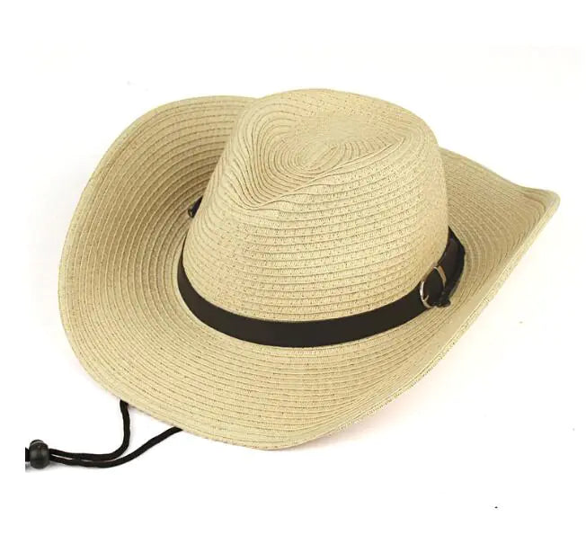 Chic Western Straw Sun Hat