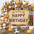 Cowboy Birthday Celebration Kit with Balloons & Banner