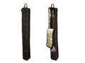 Front Open 2 Horse Tail Extension Carry Bag Case Black