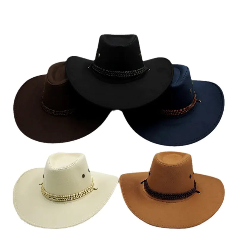 Rustic Faux Felt Cowboy Hat