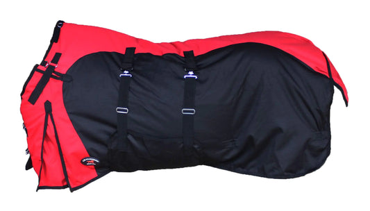 CHALLENGER 64" 1200D Horse Turnout Waterproof Heavy Weight Winter Blanket 5B100RD