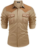Modern Western Men's Denim Shirt