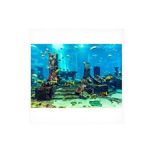 Aquatic Ruins Aquarium Background