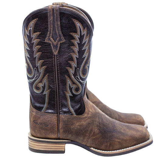 Ladies' Embroidered Western V-Cut Boots
